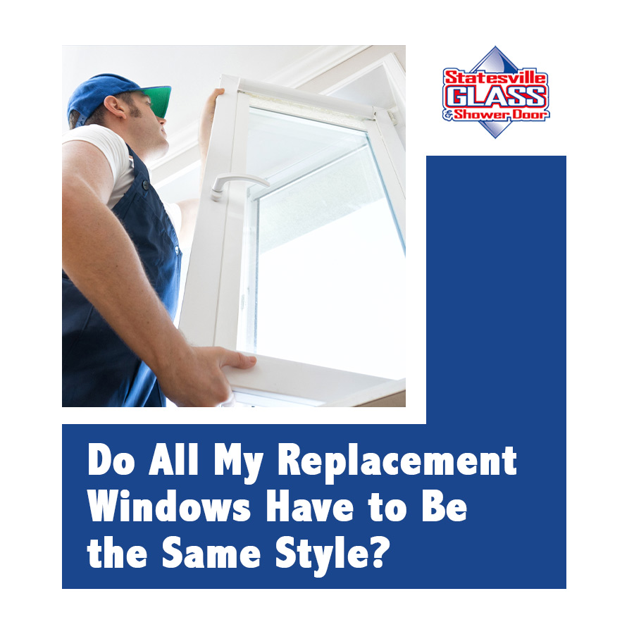 Do All My Replacement Windows Have to Be the Same Style?