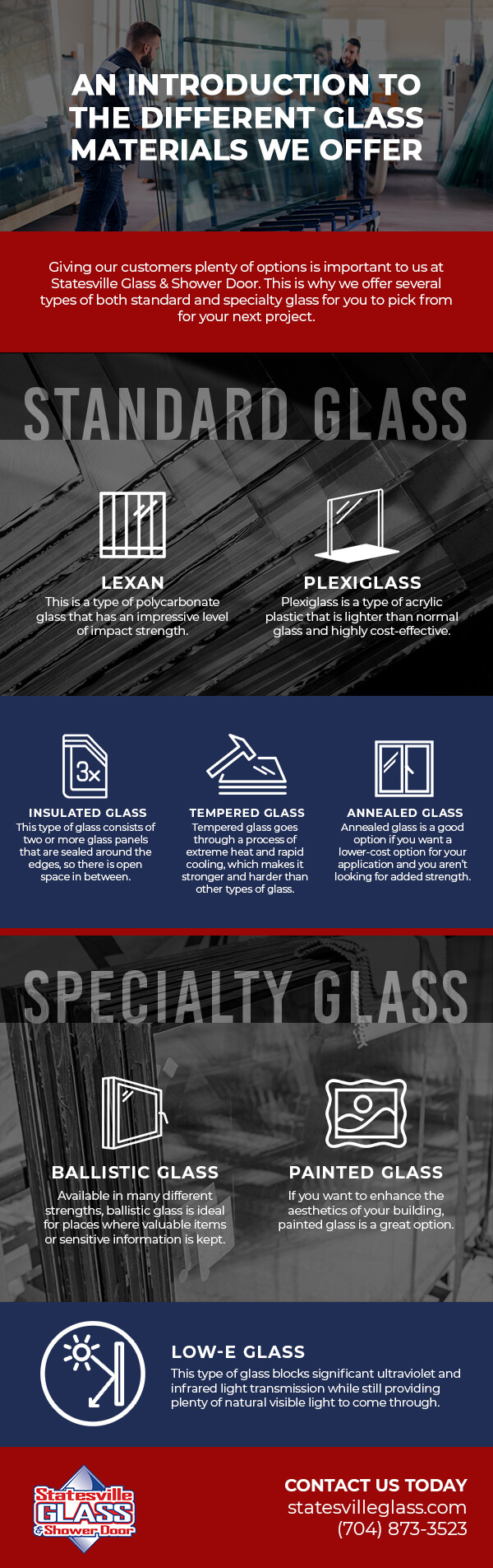 An Introduction to the Different Glass Materials We Offer